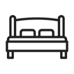 Large bed icon