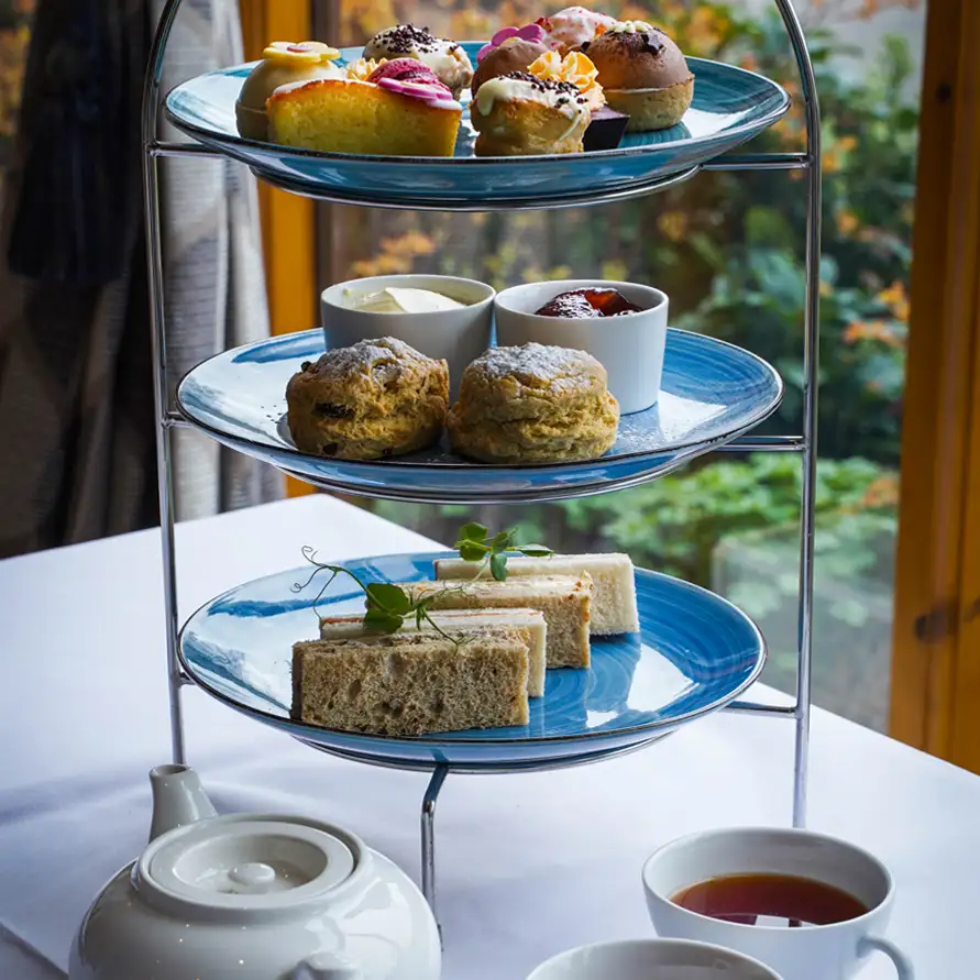 Afternoon tea at the Draycote Hotel